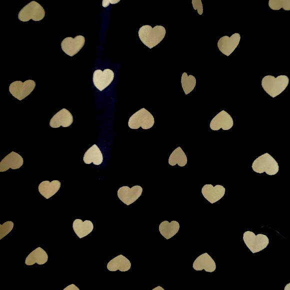 LOFT Tops - Navy, sleeveless blouse with heart print